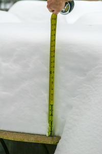 Fallen Snow Measurement From December, 2009